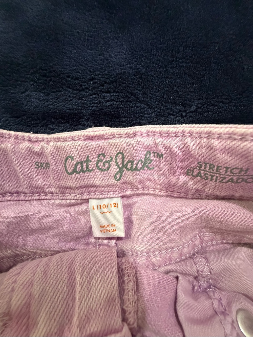 Pink Ruffle Denim Mini Skirt - Picture 2 of 4